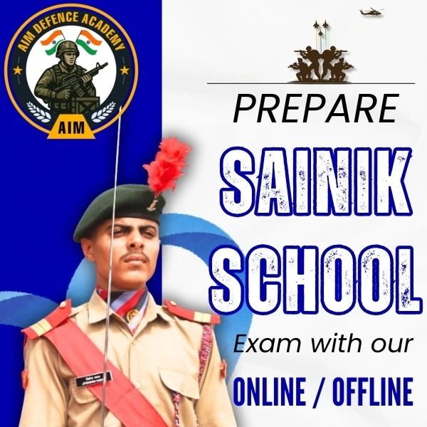 Sainik School Coaching in Asansol with RMS and RIMC Online and Offline Classes – AIM Defence Academy